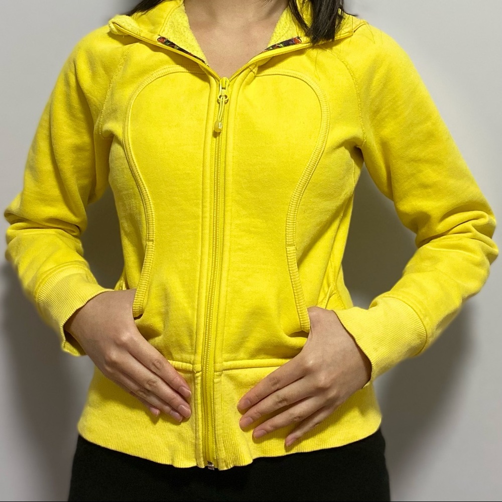 Lululemon Yellow Scuba Hoodie